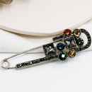 Safety Scarf Clothing Accessories Brooch Pin Alloy Rhinestone For Women|Girls