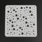 Star Theme Hollow Lace Ruler Embossing Template DIY Photo Album Draw Tool Newly