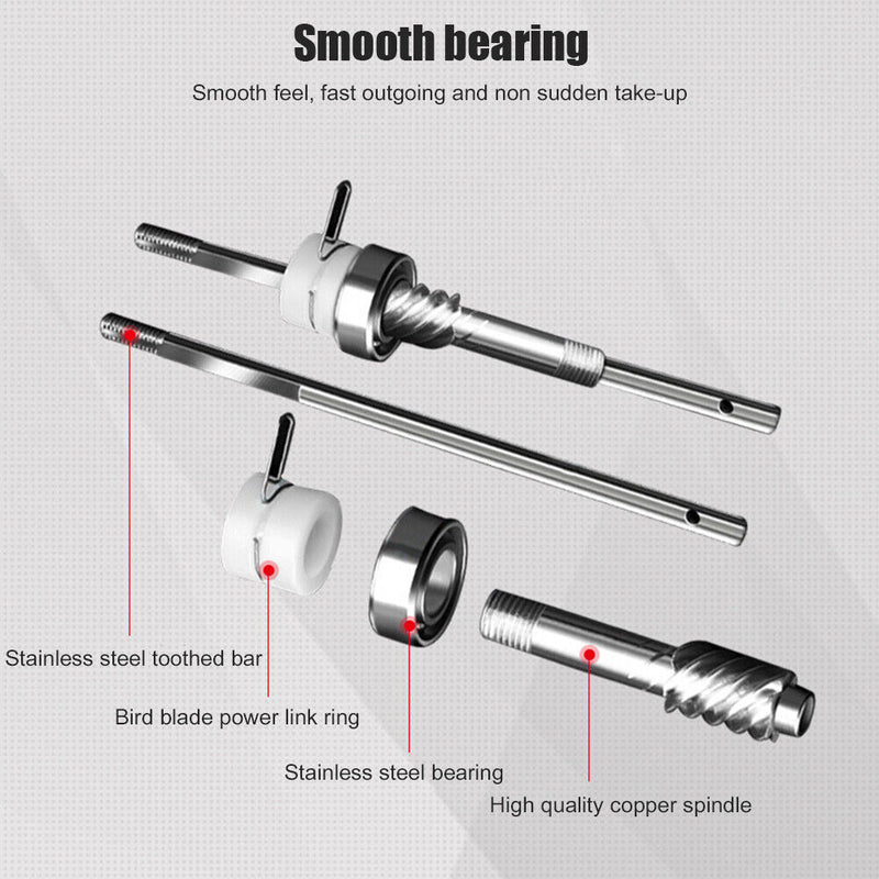 3BB Metal Spool Spinning Reel Smooth Casting Wheel Carp for Saltwater Fishing