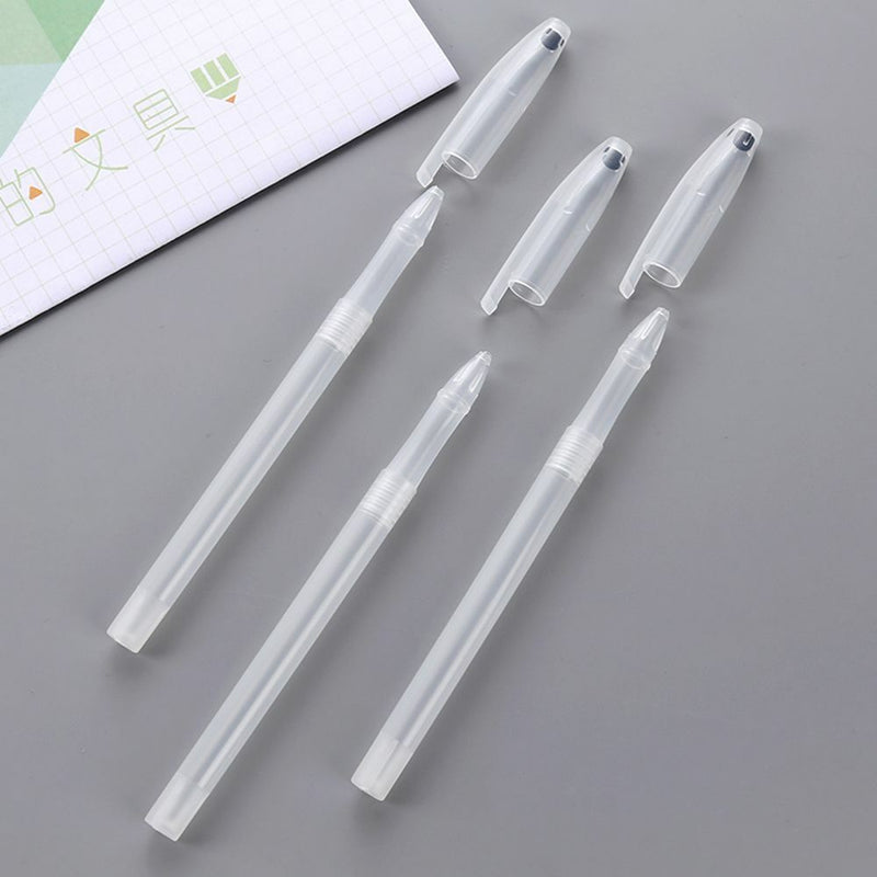 Style Portable Writing Supplies Gel Pen Cover Transparent Ballpoint Shell
