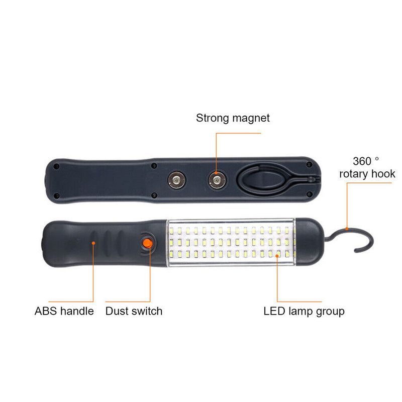 LED Work Light Camping Lantern Floodlight Emergency Flashlight USB Recharge