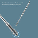 6pcs Ear Wax Picker Kit Health Care Curette Earpick Household Tool (Black)