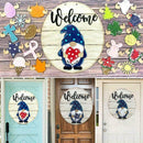 Gnome Door Hanger Welcome Door Hanging Plate Decoration Ornament SALE HOT U1V2