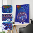 5D DIY Full Drill Special Shaped Diamond Painting Cartoon Bird Cross Stitch Embr