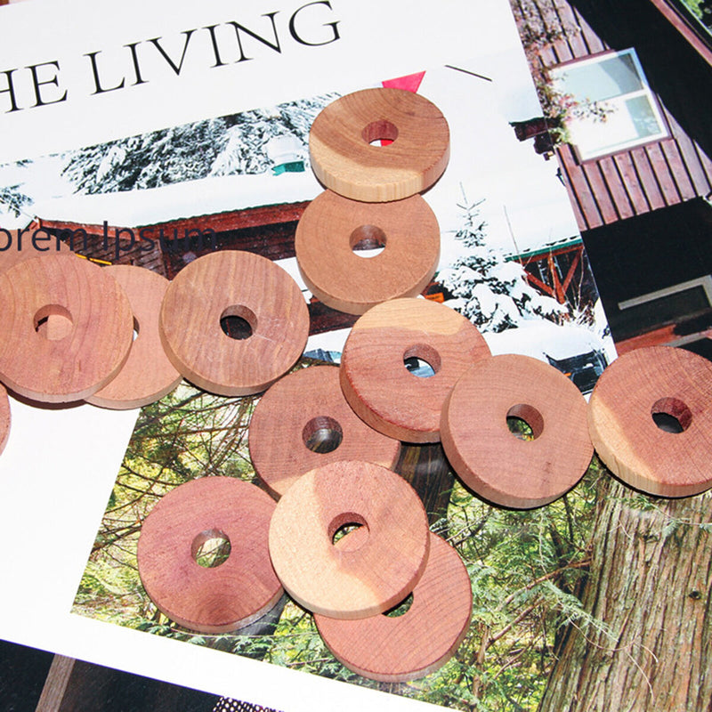 Cedar Blocks for Clothes Storage Cedar Rings Hangers for Closets & Drawers Newly