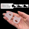 2pcs Toe Separator Insoles Ring Separation Hallux Valgus Correction Pad