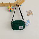 Fashion Women Canvas Patchwork Crossbody Phone Bag Mini Handbags (Green)