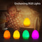 12pcs LED Simulation Egg Lighting Happy Easter Candle Christmas Wedding Decor