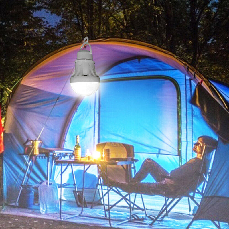 Portable LED Bulb Outdoor Camp Tent Night Fishing Hang Light for Hiking Trave