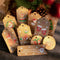 Xmas Decoration Santa Claus Hang Tags Gift Wrapping Kraft Tag Christmas Labels