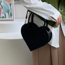 Love Heart Shoulder Messenger Bag Women Fashion Leather Small Dead Purse Handbag