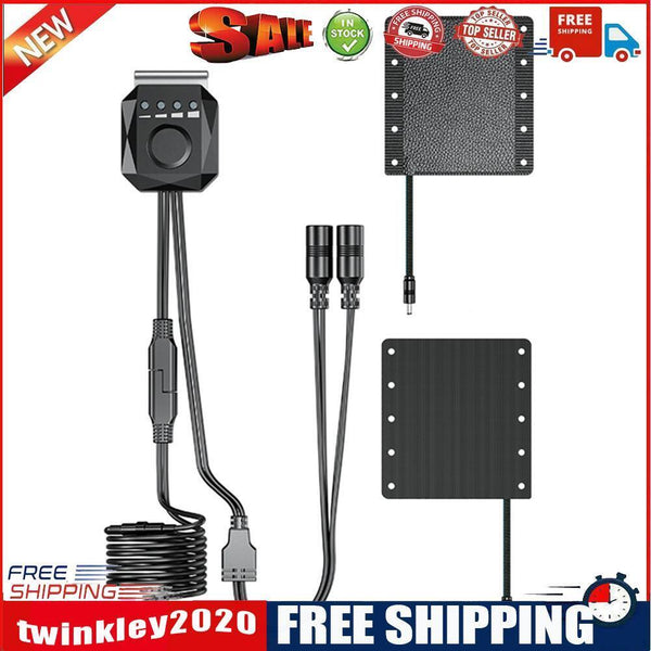 Waterproof Motorcycle Heated Pads Hand Grips Kits Handlebar Warmer Covers