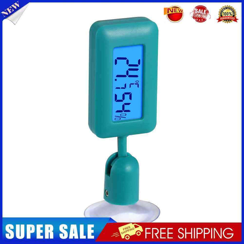 #A Reptile Thermometer Suction Cup Adsorption Terrarium Tank Hygrometer Equipmen