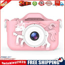 Kids Mini Camera Cute Horse Digital Camera Children Educational Toys (Pink)