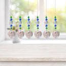 Crystal Glass Clear Chandelier Pendant Faceted Prism Part Hanging Decor (E)