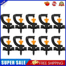 10pcs 360° Rotary G Type Micro Nozzle Sprinkler Plant Irrigation Atomizing