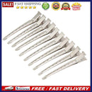 10pcs Hair Clips Hair Stainless Steel Hairdressing Sectioning Clips Clamp