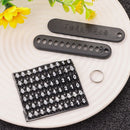 Key Ring with Phone Number Key Chain Pendant DIY Keychain Anti-lost Car