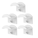5x Baseball Hat Rack Cap Organizer Door Wall Headphone Hanger Hook (Black)