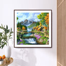 Diamond Painting DIY All Square Diamond Countryside Landscape Series