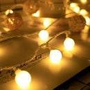 Outdoor Garland Ball String Light Camping Home Party Room Decor Lamp (C)