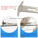 Chain Wear Indicator Chain Replacement Gauge Check Ruler Bike Chain Checker