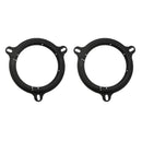 1 Pair Car Door Speaker Spacer Mat Plastic Horn Refitting Adapter Gaskets
