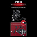 #A 5.2/1 Speed Ratio 13+1 Bearings Spinning Fishing Reel 8kg Max Drag Metal Whee
