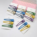 Frosted Hair pin Geometric Hairpins Side Hair Clip 3pcs Set BB Clips
