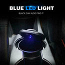 Car Ashtray Ash Blue LED Light Smokeless Stand Cylinder Hot Holder Cup Tool C9T5
