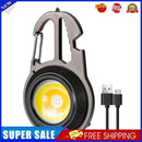 Portable LED Flashlight Mini Keychain Work Light Outdoor Bottle Opener (A)