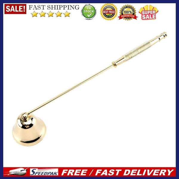 21cm Stainless Steel Wick Snuffer Solid Color Household Candle Wick Extinguisher