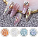 Nail Art Decorations Shinny Holographic Gorgeous Opal Nail Flakes Powder