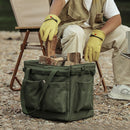 Large Capacity Tool Carry Outdoor Camping Tent Peg Storage Bag (Army Green)