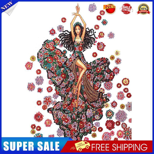 Diamond Painting Kit Fashion Girl Partial Special Rhinestone Picture Y079