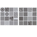 Floor Decor Mandala Stencils Geometric Template Wall Painting Spary Furniture