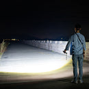 XHP50 LED Flashlight Zoom Type-C Rechargeable Torch Waterproof Handheld Light