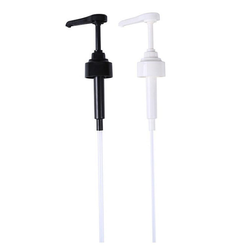 5pcs Syrup Vinegar Bottle Pressure Nozzle Oyster Sauce Pump (Black)