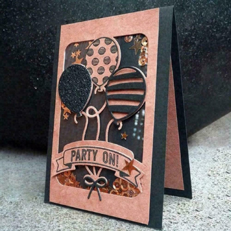 6PCS/lot Balloons Metal Cutting Dies Stencil Scrapbooking E6U4 Craft W4A6