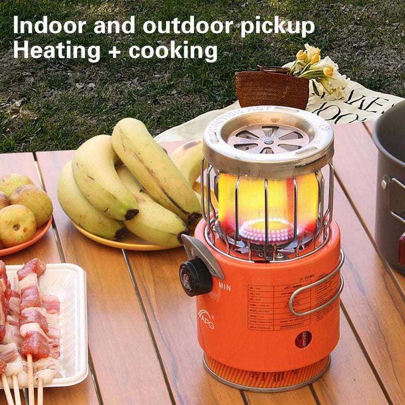 2000W Portable Mini Gas Heater Camping Stove Heating Cooker For Cooking~