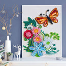 Quilling Flower Partial Special Shape Crystal Diamond Painting DIY (GT197) Newly