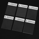 6pcs Coating Thickness Films Calibration for Gauge GM200(Without Aluminum) Newly