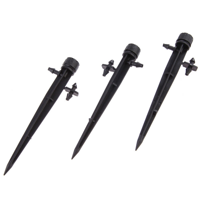 50x Adjustable Water Flow Irrigation Drippers Sprinkler Emitter Drip System