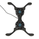 Portable Foldable Laptop Cooler USB Dual Fan Cooling Pad for Notebook Computer