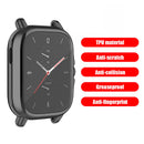 TPU Full-Cover Watch Protective Case Shell for Amazfit GTS 3/2/2e (Gray)