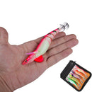Jigs Lead Sinker Wood Shrimp Lures Squid Hook Fishing Tackle Octopus Bait