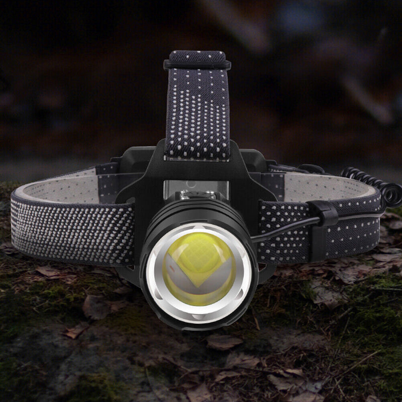 Powerful XHP160 LED Headlamp Head-mounted Torch Waterproof High Power Headlig