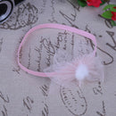 Girls Hair Accessories Baby Elastic Lace Flowers Headbands for Infant(Pink)
