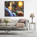 Painting By Numbers Kit DIY Planet Hand Painted Canvas Oil Art Picture Gift