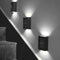 LED Solar Wall Light Waterproof Outdoor Garden Porch Sconce Lamp (White)